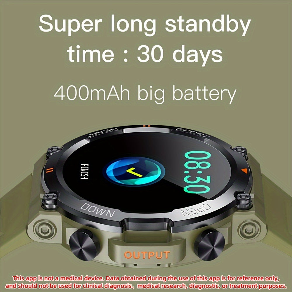 SENBONO Round Smart Watch With 1.39inch Screen Wireless Dial Answer Call Watch, Activity Fitness Watch 400mAh Outdoor Sports Smartwatch Men Women For IPhone/Android