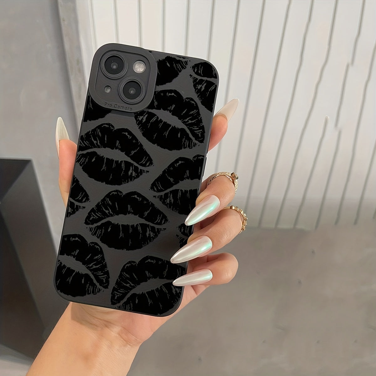 Personalized Lip Print Phone Case for iPhone 14/13/12/11/XS/XR/X/7/8/6s/Mini/Plus/Pro Max/SE, Easter/Birthday Gift for Girlfriend/Boyfriend/Friend/Yourself