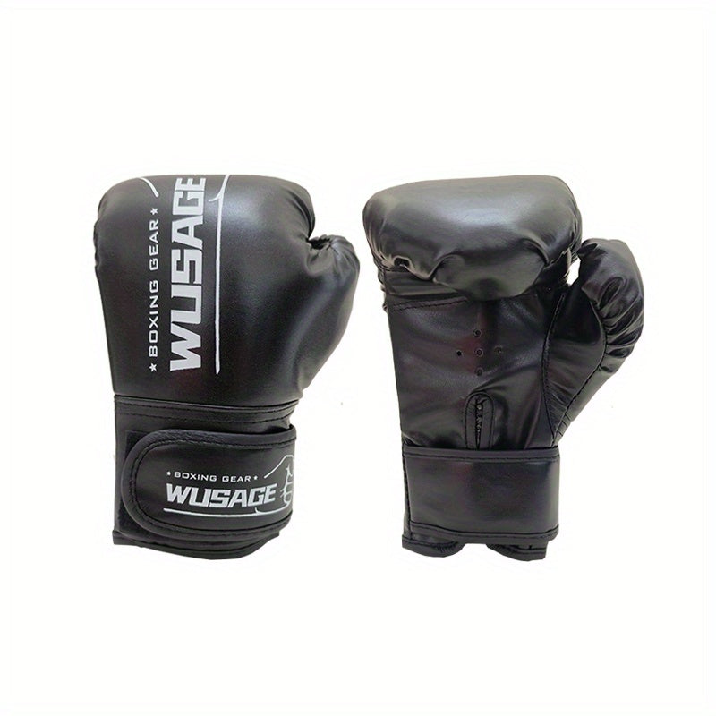 1 Pair Premium Boxing Gloves - Ultimate Training Companion for Men and Women - Ideal for Kickboxing, MMA, Muay Thai, Sparring, Punching, Heavy Bag Workouts, and Fitness Exercises