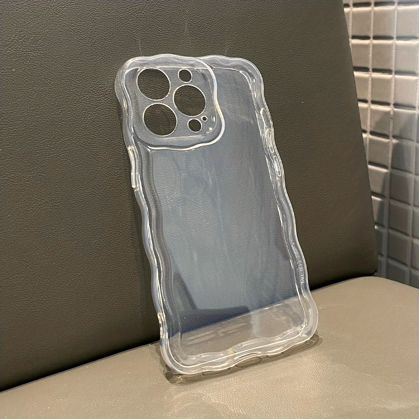 Photo Frame Wave Transparent Phone Case