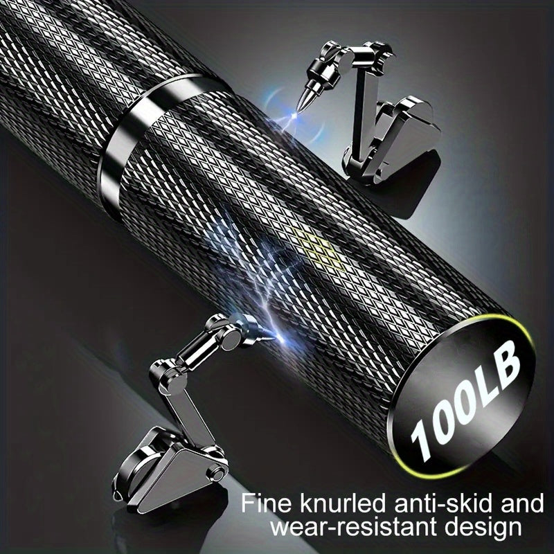 1pc YZLSPORTS Aluminum Alloy Hand Grip Strengthener, 50-350 LB Metal Hand Gripper for Enhanced Grip and Forearm Strength, Uncharged Fitness Equipment for Training and Exercise, Black - Ideal for New Year, Easter, Halloween, I