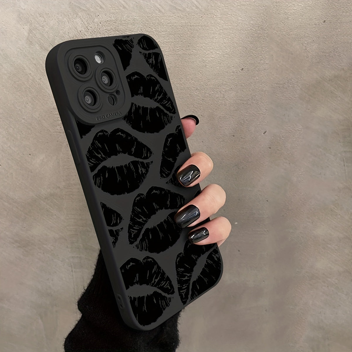 Personalized Lip Print Phone Case for iPhone 14/13/12/11/XS/XR/X/7/8/6s/Mini/Plus/Pro Max/SE, Easter/Birthday Gift for Girlfriend/Boyfriend/Friend/Yourself