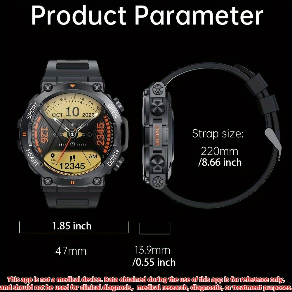 SENBONO Round Smart Watch With 1.39inch Screen Wireless Dial Answer Call Watch, Activity Fitness Watch 400mAh Outdoor Sports Smartwatch Men Women For IPhone/Android