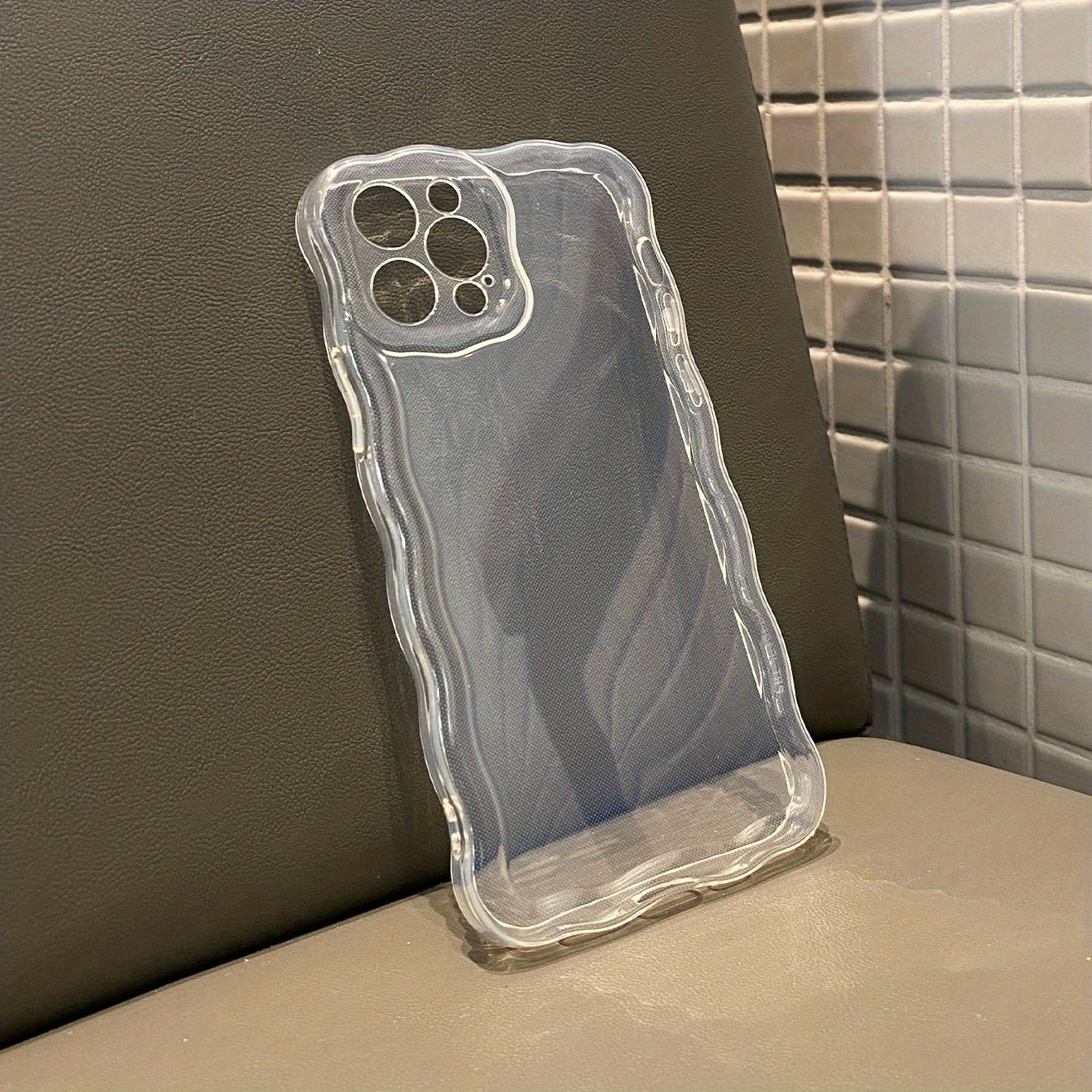 Photo Frame Wave Transparent Phone Case