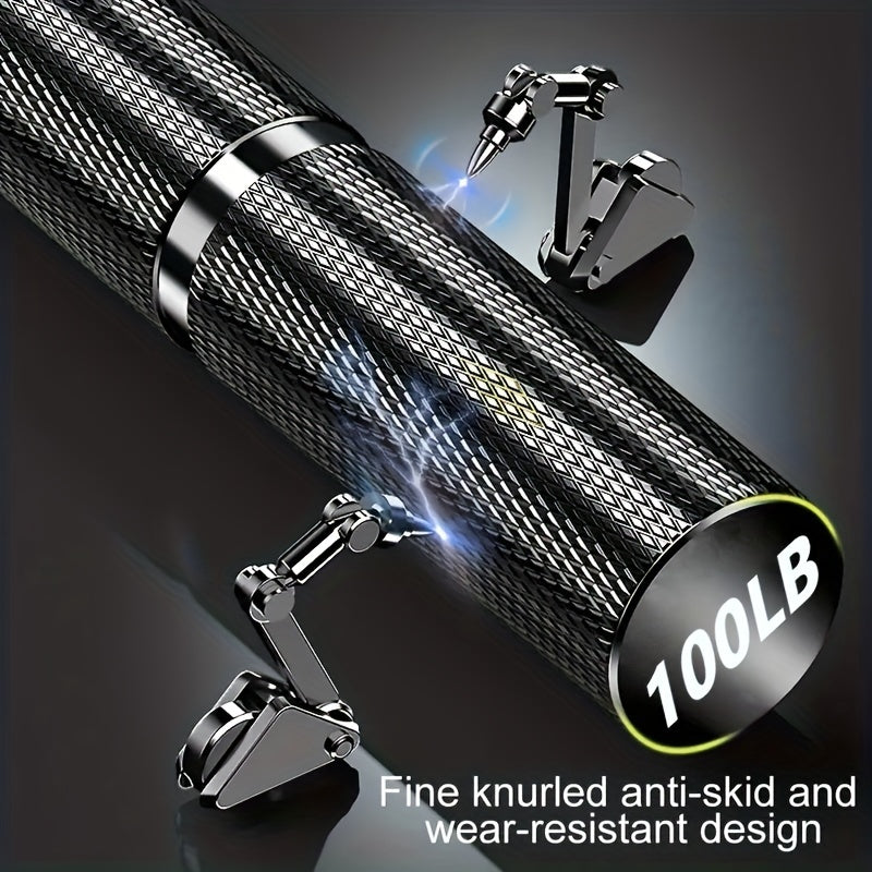 1pc YZLSPORTS Aluminum Alloy Hand Grip Strengthener, 50-350 LB Metal Hand Gripper for Enhanced Grip and Forearm Strength, Uncharged Fitness Equipment for Training and Exercise, Black - Ideal for New Year, Easter, Halloween, I