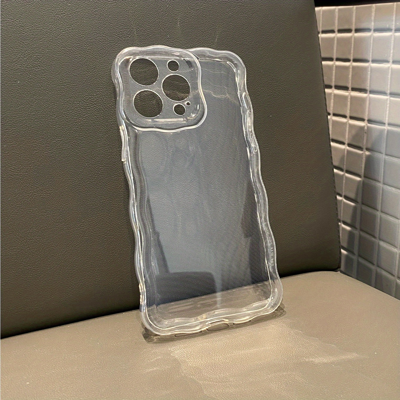 Photo Frame Wave Transparent Phone Case