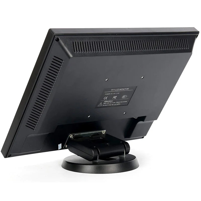 12 Inch 1024x768 800x600 Industrial LCD Monitor Display For CCTV Car DVR Microscope Camera Built-In Speaker
