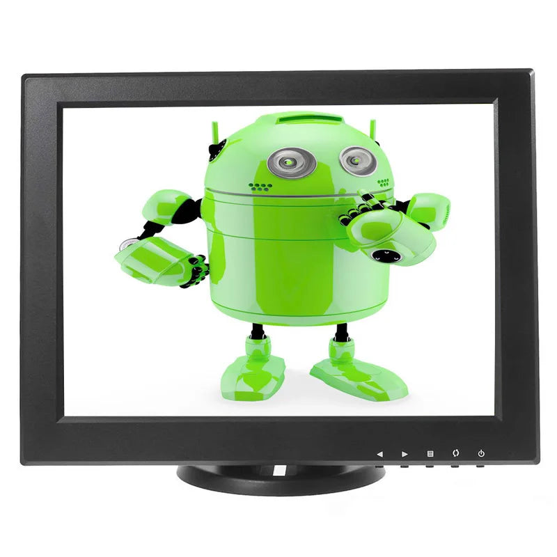 12 Inch 1024x768 800x600 Industrial LCD Monitor Display For CCTV Car DVR Microscope Camera Built-In Speaker