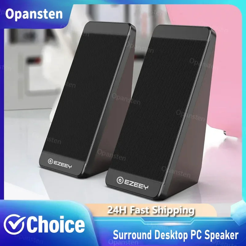 Computer Speaker PC Sound Box Music For Laptop Caixa De Som Portable USB Stereo Audio System Bocina Baffle Acoustics Baffe Loud