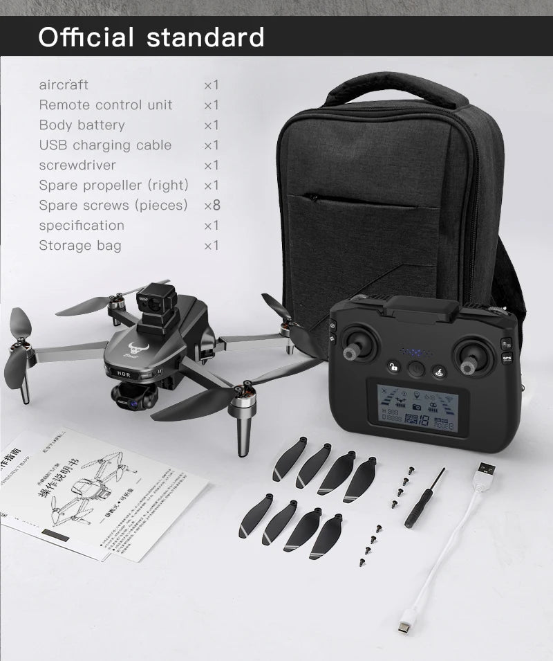 ZLL SG109 Max2 Drone 4K HD Camera Three-axis Gimbal Obstacle Avoidance GPS Brushless MINI Drone Foldable Quadcopter Toy For Kids