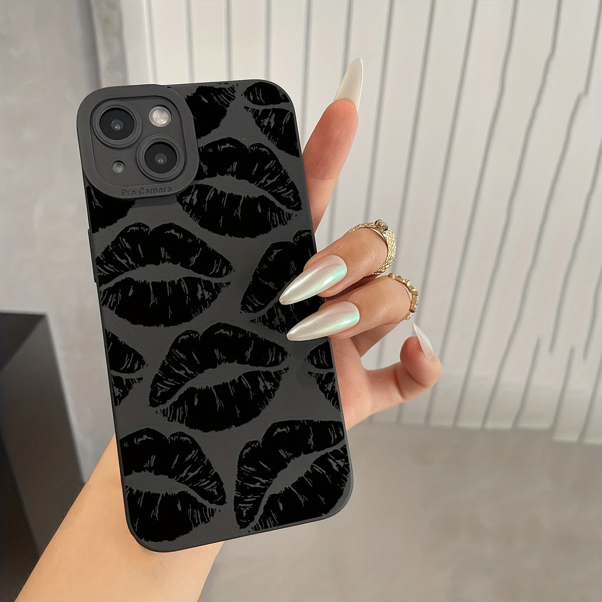 Personalized Lip Print Phone Case for iPhone 14/13/12/11/XS/XR/X/7/8/6s/Mini/Plus/Pro Max/SE, Easter/Birthday Gift for Girlfriend/Boyfriend/Friend/Yourself