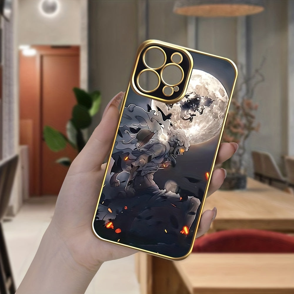 Creative Anime Character Graphic Phone Case For IPhone 15/11 Pro Max/11/14 Pro/14/13/12 Pro Max Shockproof Soft Protective Cover