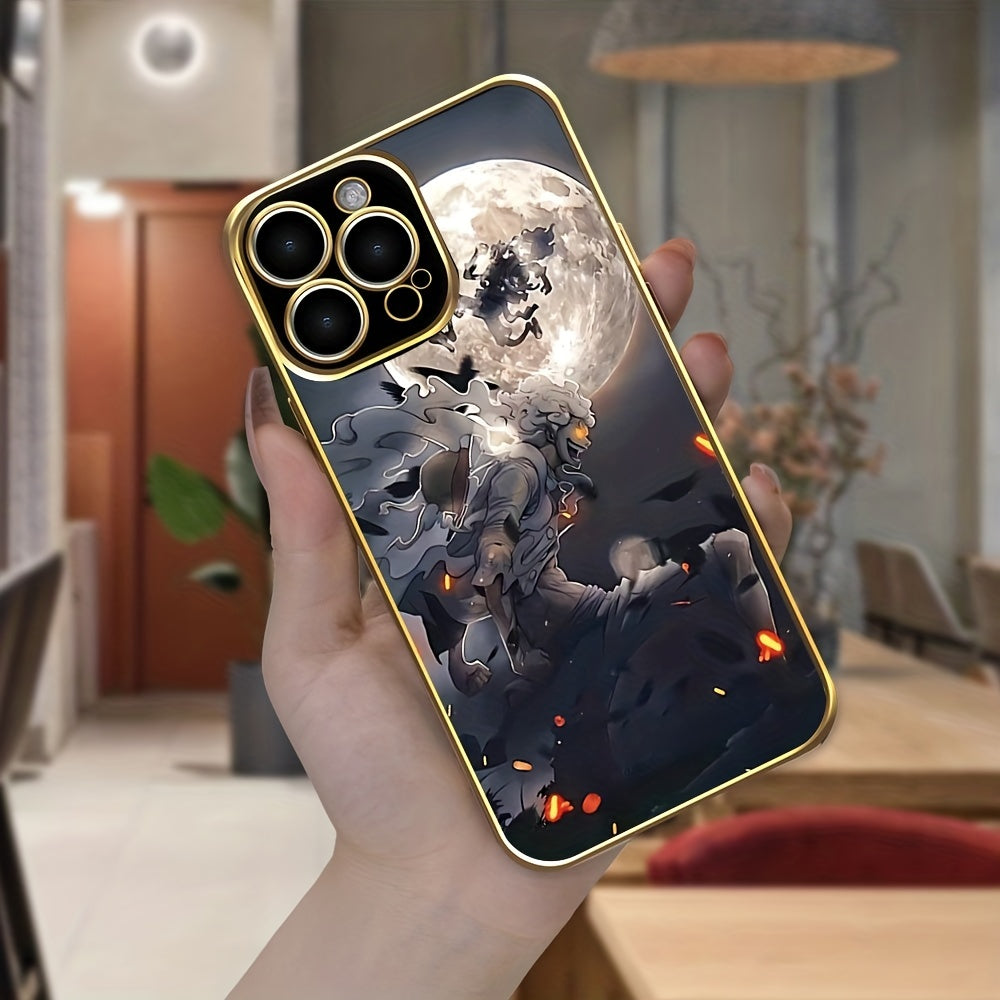 Creative Anime Character Graphic Phone Case For IPhone 15/11 Pro Max/11/14 Pro/14/13/12 Pro Max Shockproof Soft Protective Cover