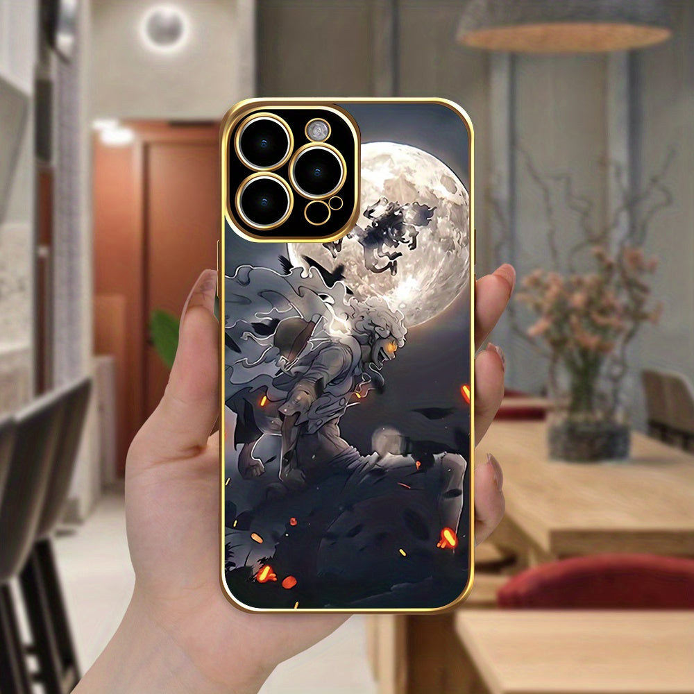 Creative Anime Character Graphic Phone Case For IPhone 15/11 Pro Max/11/14 Pro/14/13/12 Pro Max Shockproof Soft Protective Cover