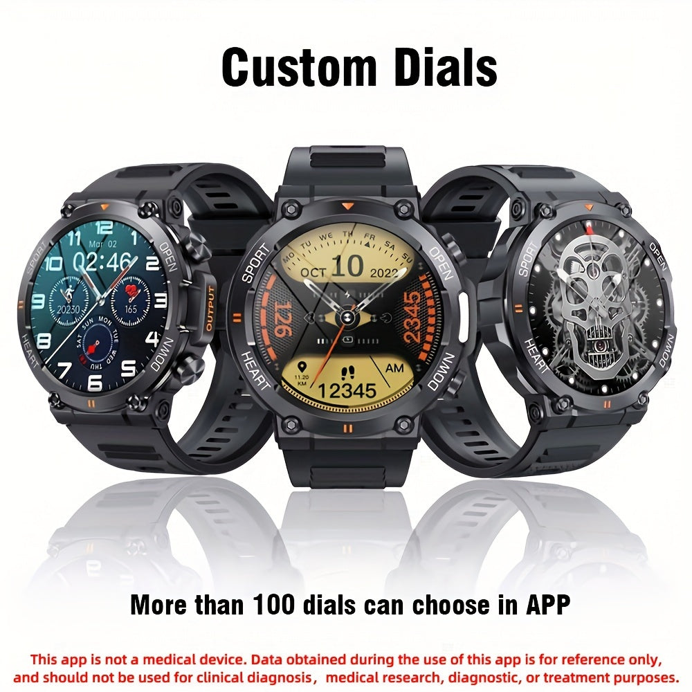 SENBONO Round Smart Watch With 1.39inch Screen Wireless Dial Answer Call Watch, Activity  Fitness Watch 400mAh Outdoor Sports Smartwatch Men Women For IPhone/Android