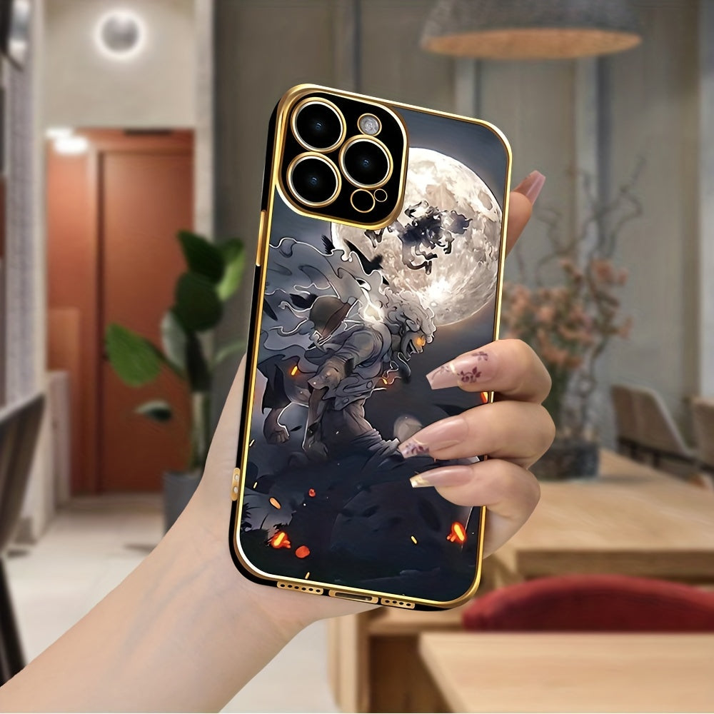 Creative Anime Character Graphic Phone Case For IPhone 15/11 Pro Max/11/14 Pro/14/13/12 Pro Max Shockproof Soft Protective Cover