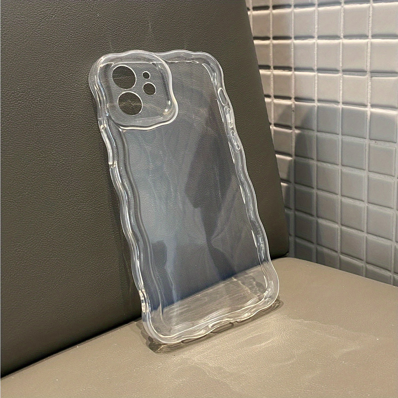 Photo Frame Wave Transparent Phone Case