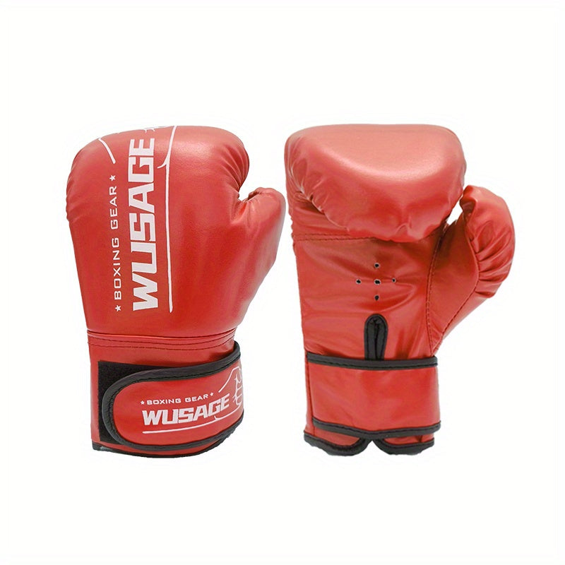 1 Pair Premium Boxing Gloves - Ultimate Training Companion for Men and Women - Ideal for Kickboxing, MMA, Muay Thai, Sparring, Punching, Heavy Bag Workouts, and Fitness Exercises