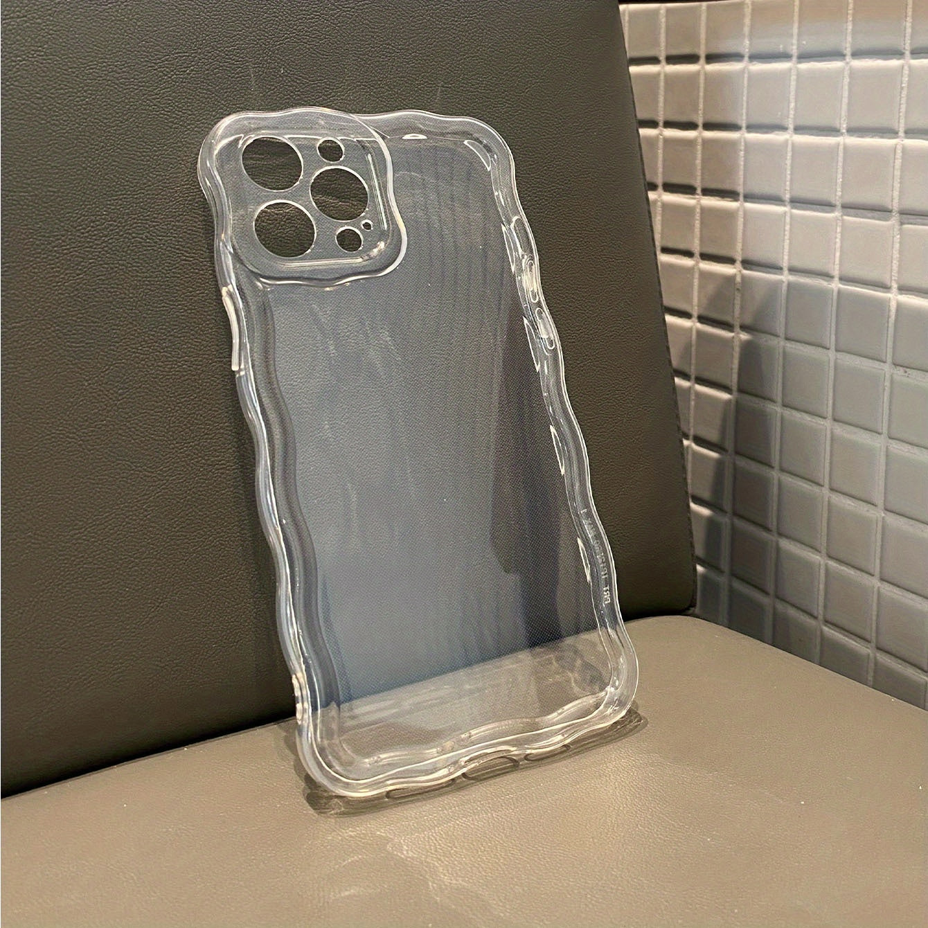 Photo Frame Wave Transparent Phone Case