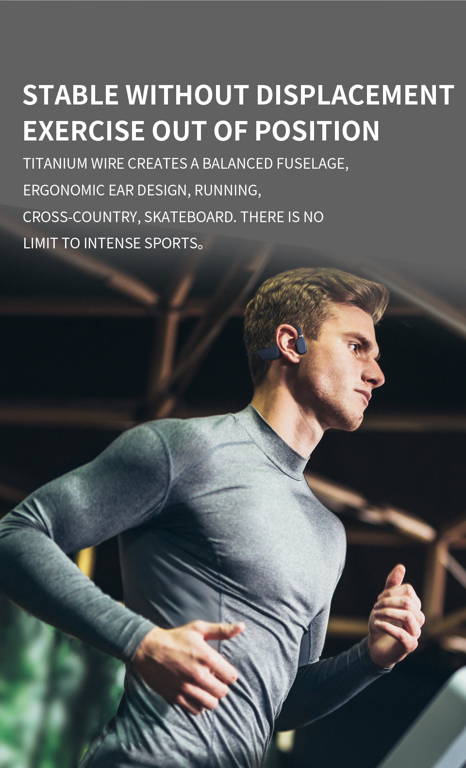 Sanag A5X True Bone Conduction Open Ear Wireless Sport Headphones - Immersive 3D Stereo Sound, Sweatproof, Lightweight, Long Battery Life - Ideal for Running, Jogging, Cycling, and Fitness Enthusiasts