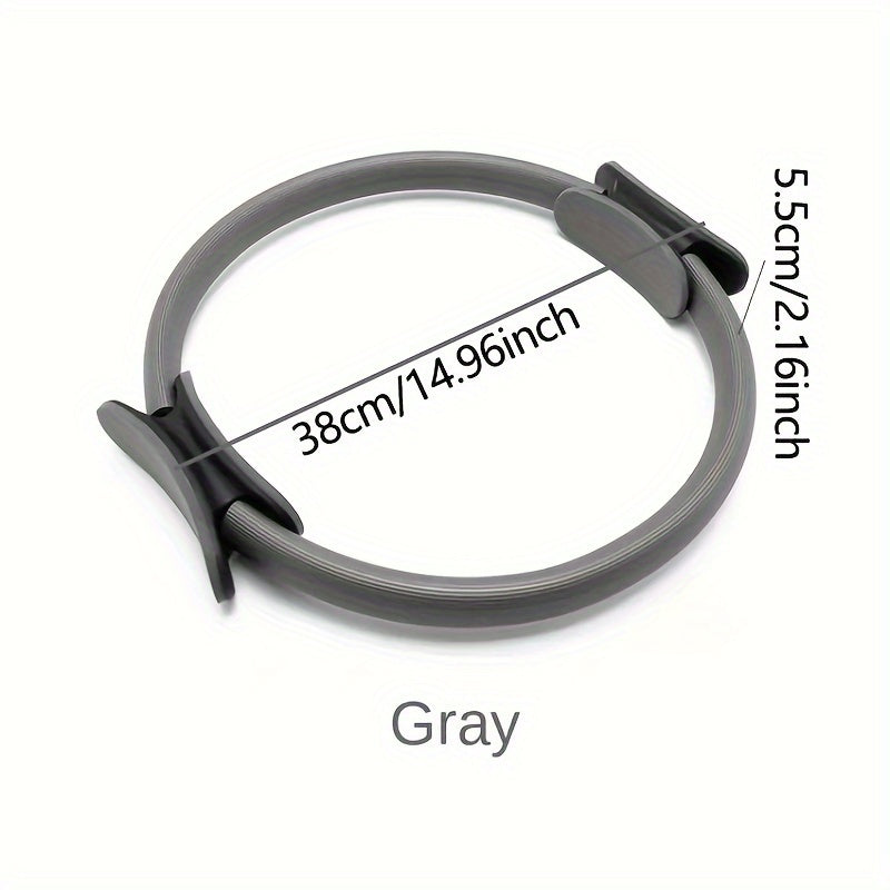 1pc Ultimate Pilates Yoga Resistance Ring - Enhanced Home Fitness Tool for Total Body Sculpting & Muscle Strengthening - Multi-Function Workout Accessory
