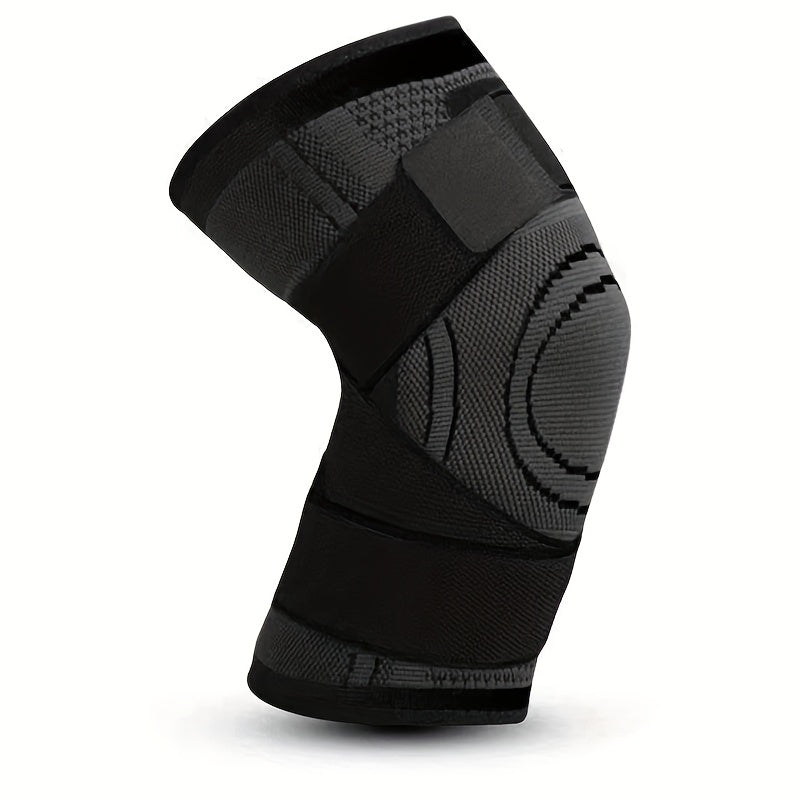 1pc High-Elastic Breathable Compression Knee Sleeve Protector for Sports, Gym, Hiking, Fitness, and Weightlifting - Joint Support and Protector