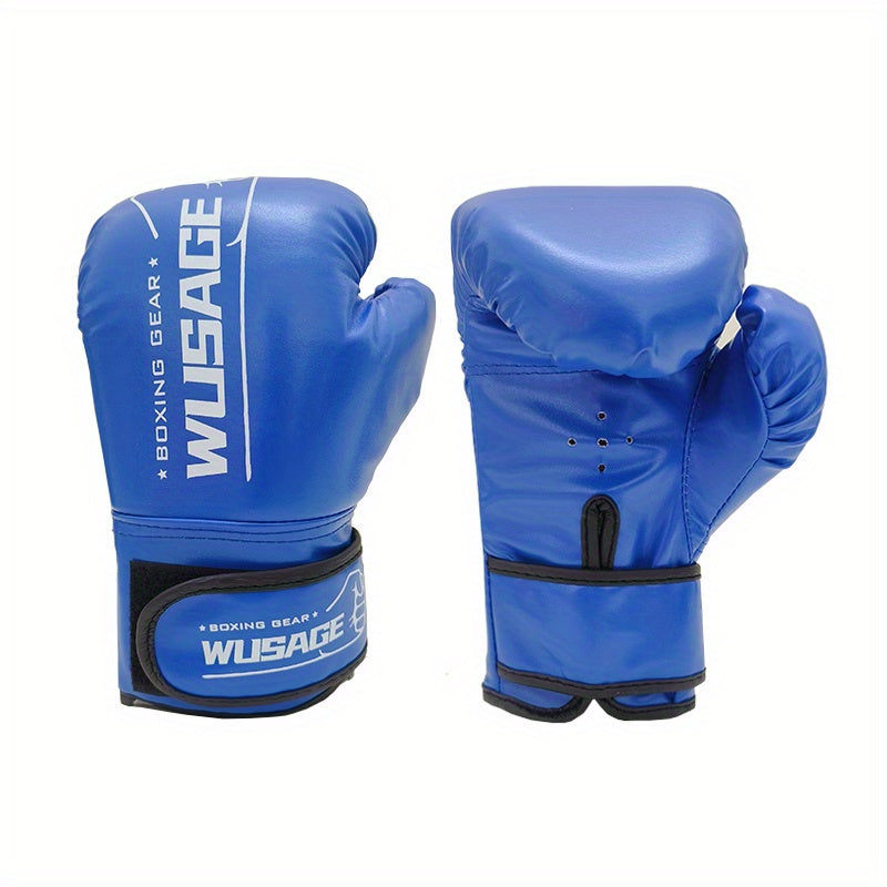 1 Pair Premium Boxing Gloves - Ultimate Training Companion for Men and Women - Ideal for Kickboxing, MMA, Muay Thai, Sparring, Punching, Heavy Bag Workouts, and Fitness Exercises