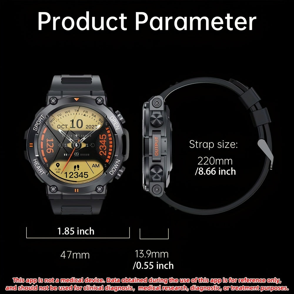 SENBONO Round Smart Watch With 1.39inch Screen Wireless Dial Answer Call Watch, Activity  Fitness Watch 400mAh Outdoor Sports Smartwatch Men Women For IPhone/Android