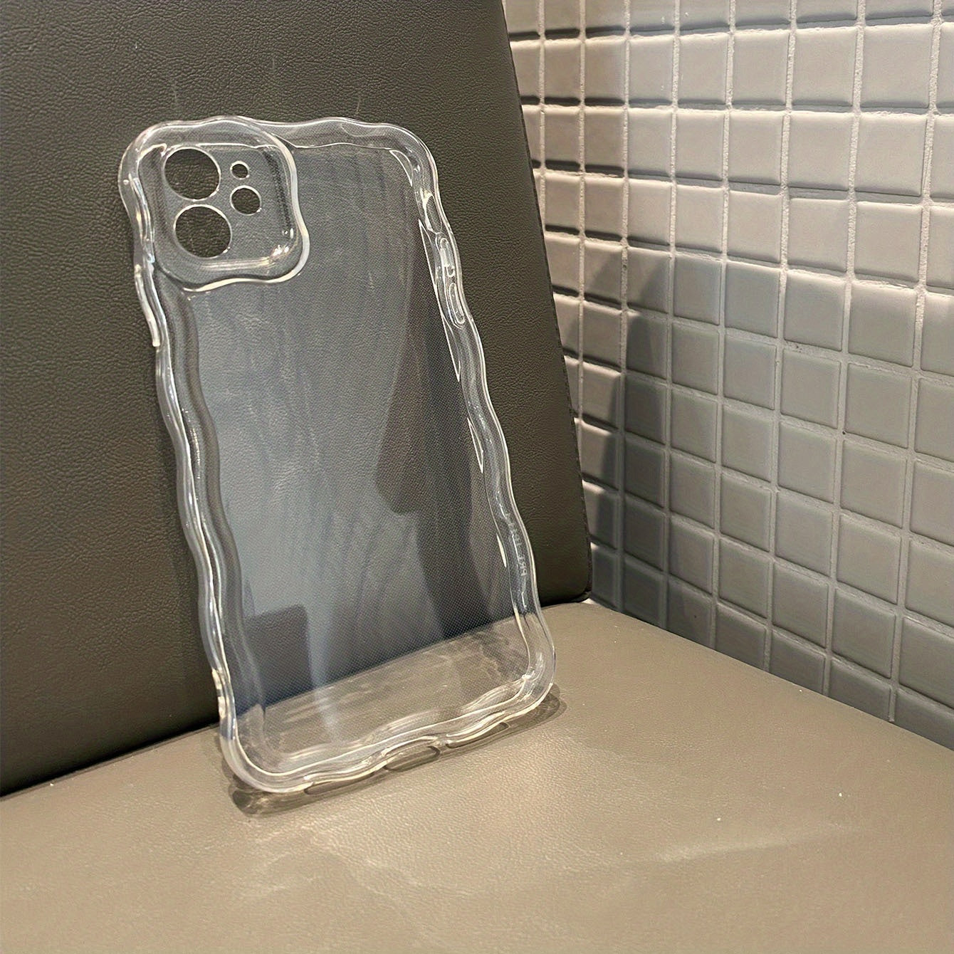 Photo Frame Wave Transparent Phone Case