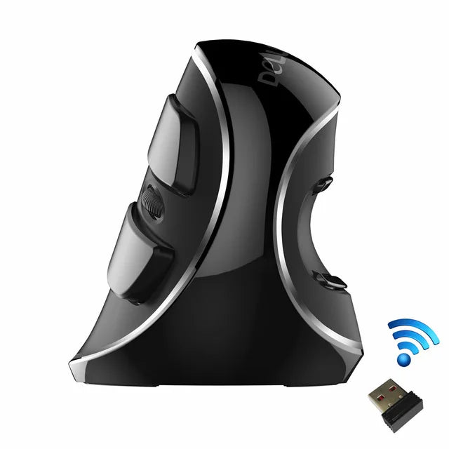 12800DPI Ergonomics Vertical Gaming Programmable Macro Delux M618 PLUS Wired Mouse 6 Buttons RGB Wireless Right Hand Mice