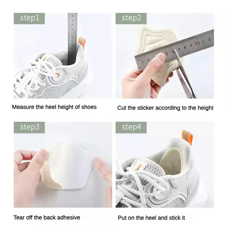 10pcs/set Insoles for Shoes Patch Heel Pads for Sport Shoes Adjustable Size Feet Pad Insole Heel Protector Back Sticker