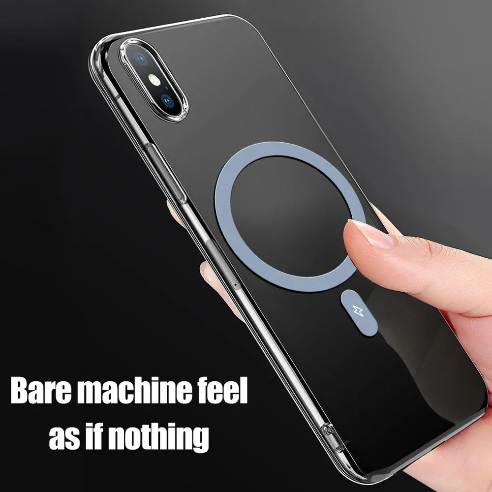 1-5Pcs Universal Metal Plate Ring for Magsafe Magnetic Wireless Charger Iron Sheet Sticker Car Phone Holder for IPhone 13 14 15