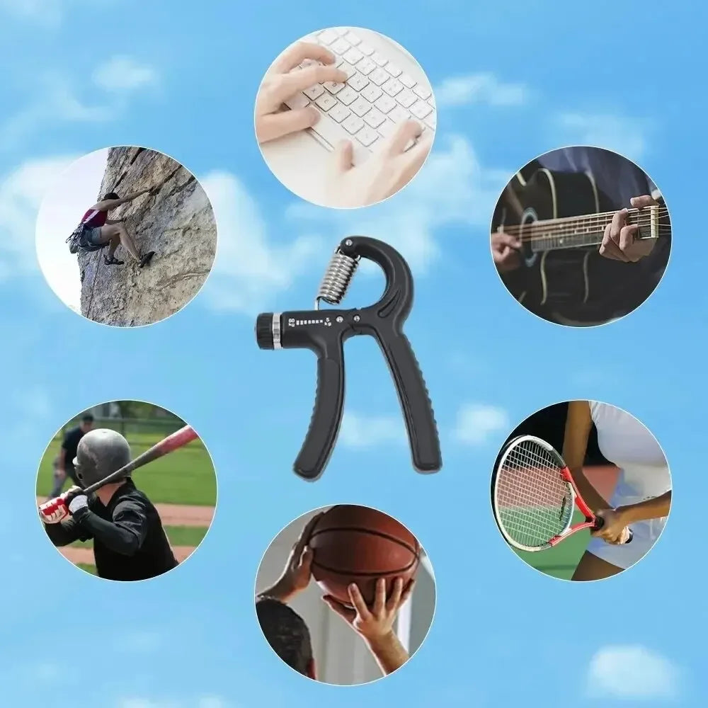 1PC R Shaped Spring Grip Professional Wrist Strength Arm Muscle Finger Rehabilitation Training Exercise Fitness Equipment