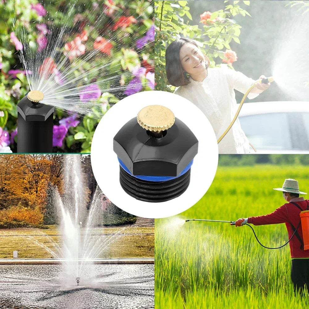 10/5Pcs Adjustable Watering Sprinkler Thread Spray Nozzle For Gardening Greenhouse Lawn Irrigation System Kit Home Garden Tools
