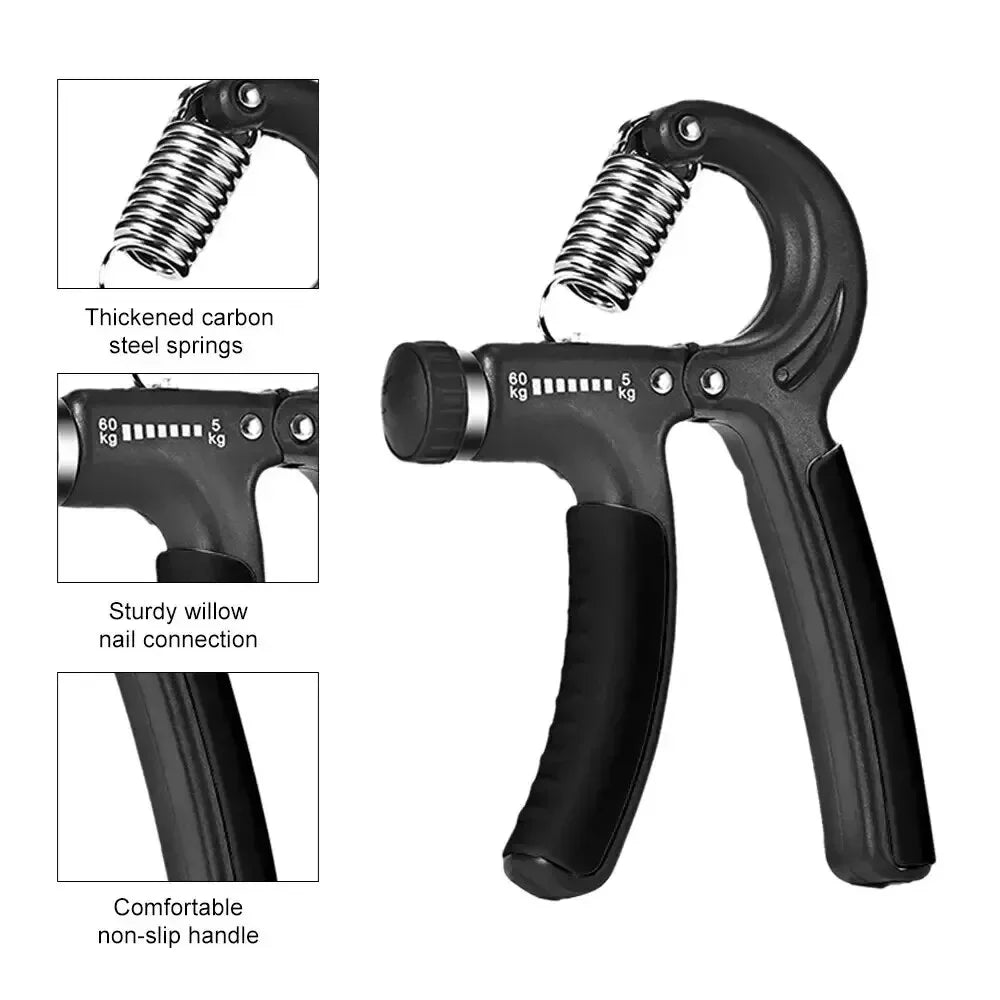 1PC R Shaped Spring Grip Professional Wrist Strength Arm Muscle Finger Rehabilitation Training Exercise Fitness Equipment