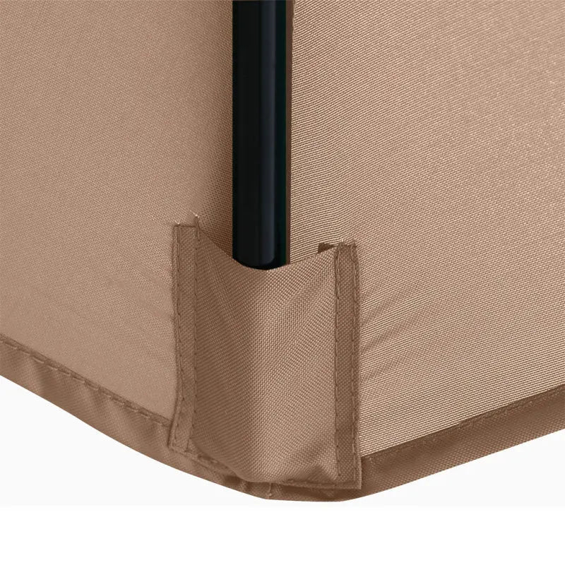 Parasol Patio Umbrella Replaceable Cloth Beach Canopy Summer Outdoor Garden Uv Protection Sunshade Umbrella Top Cloth 6/8 Ribs