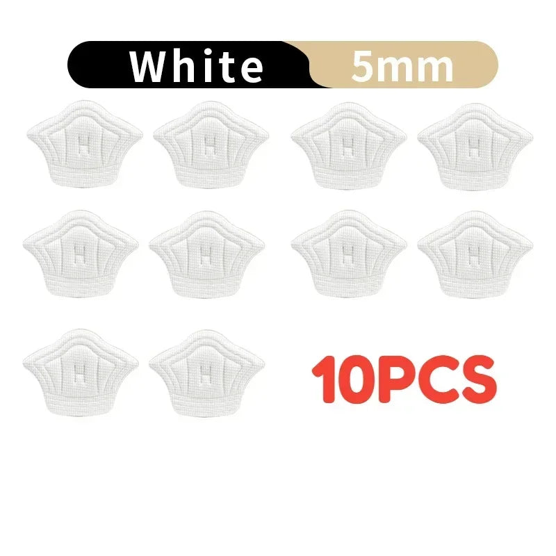 10pcs/set Insoles for Shoes Patch Heel Pads for Sport Shoes Adjustable Size Feet Pad Insole Heel Protector Back Sticker