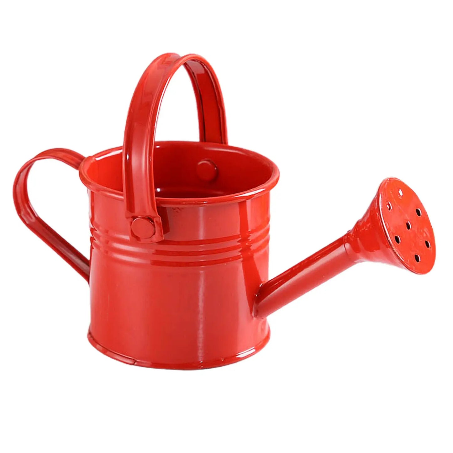 1Pcs Metal Watering Can Garden Flower Kettle Mini Small Water Spraying Pot Sprinkle with Large Capacity For Kids Adult