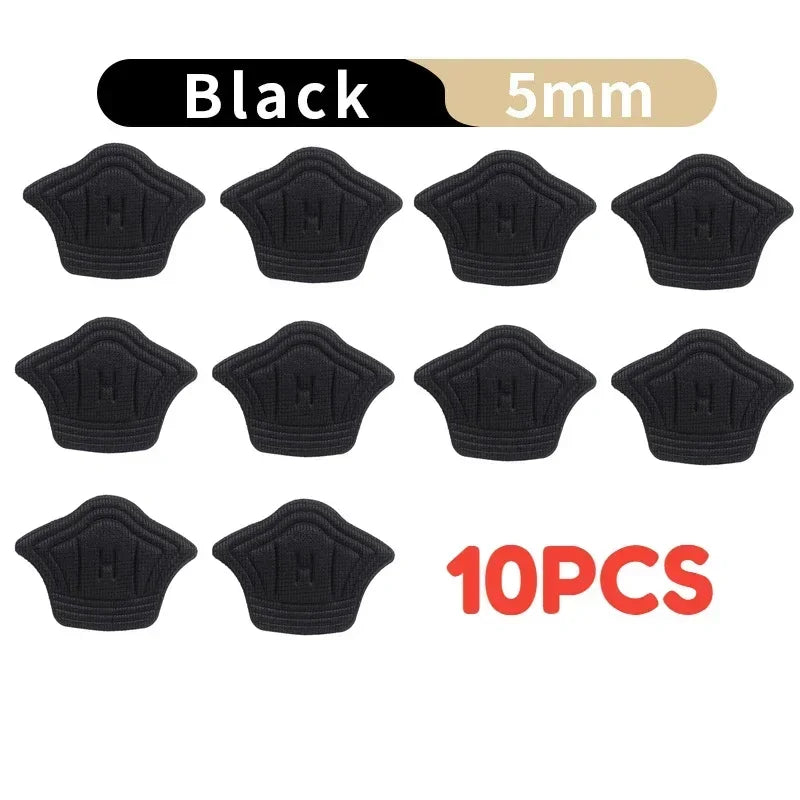 10pcs/set Insoles for Shoes Patch Heel Pads for Sport Shoes Adjustable Size Feet Pad Insole Heel Protector Back Sticker