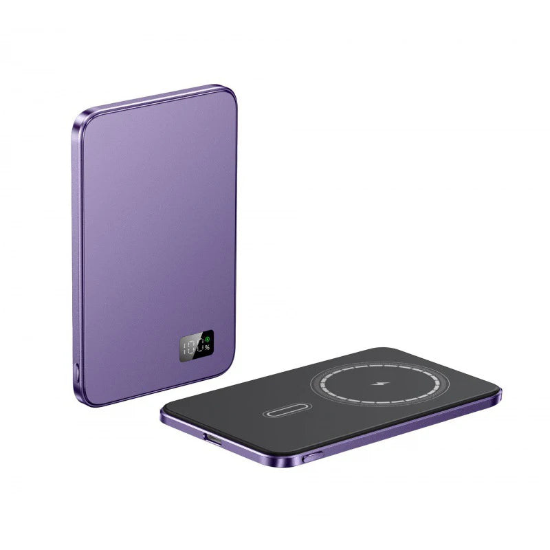 10000mah Fast Charging External Battery Ultra Thin Power Bank For Magnetic Wireless Portable Battery For Iphone Samsung Xiaomi