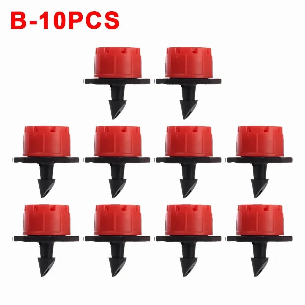 10/5Pcs Adjustable Watering Sprinkler Thread Spray Nozzle For Gardening Greenhouse Lawn Irrigation System Kit Home Garden Tools