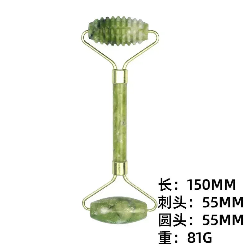 Natural Jade Roller Massager for Face Roller facial liftting Anti-wrinkle Gua Sha Jade Stone Face Massager Beauty Skin Care Tool