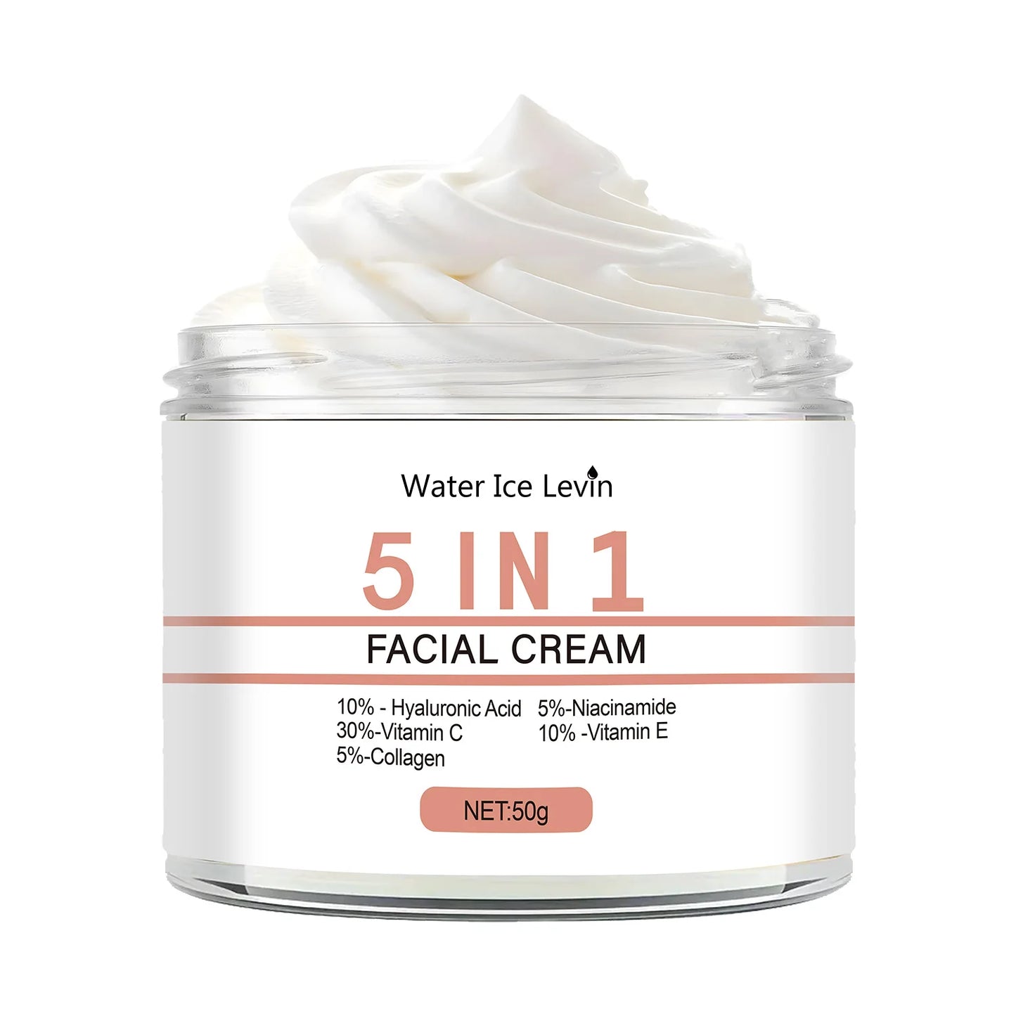 5in1 Facial Nourishing Cream Smooth Wrinkles Removal Pigmentation Shrink Pores Dullness Treatment Brightening Face Firming Serum