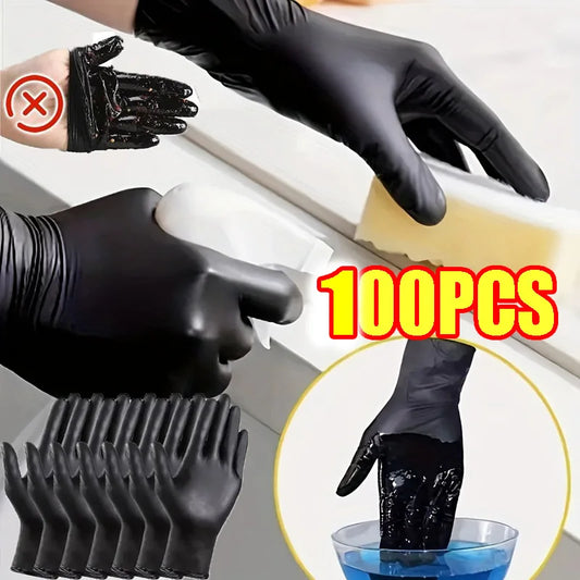 10-100pcs Rubber Gloves Disposible Nitrile Gloves forHousehold Cleaning Work Safety Tools Gardening Gloves Kitchen Cooking Tools