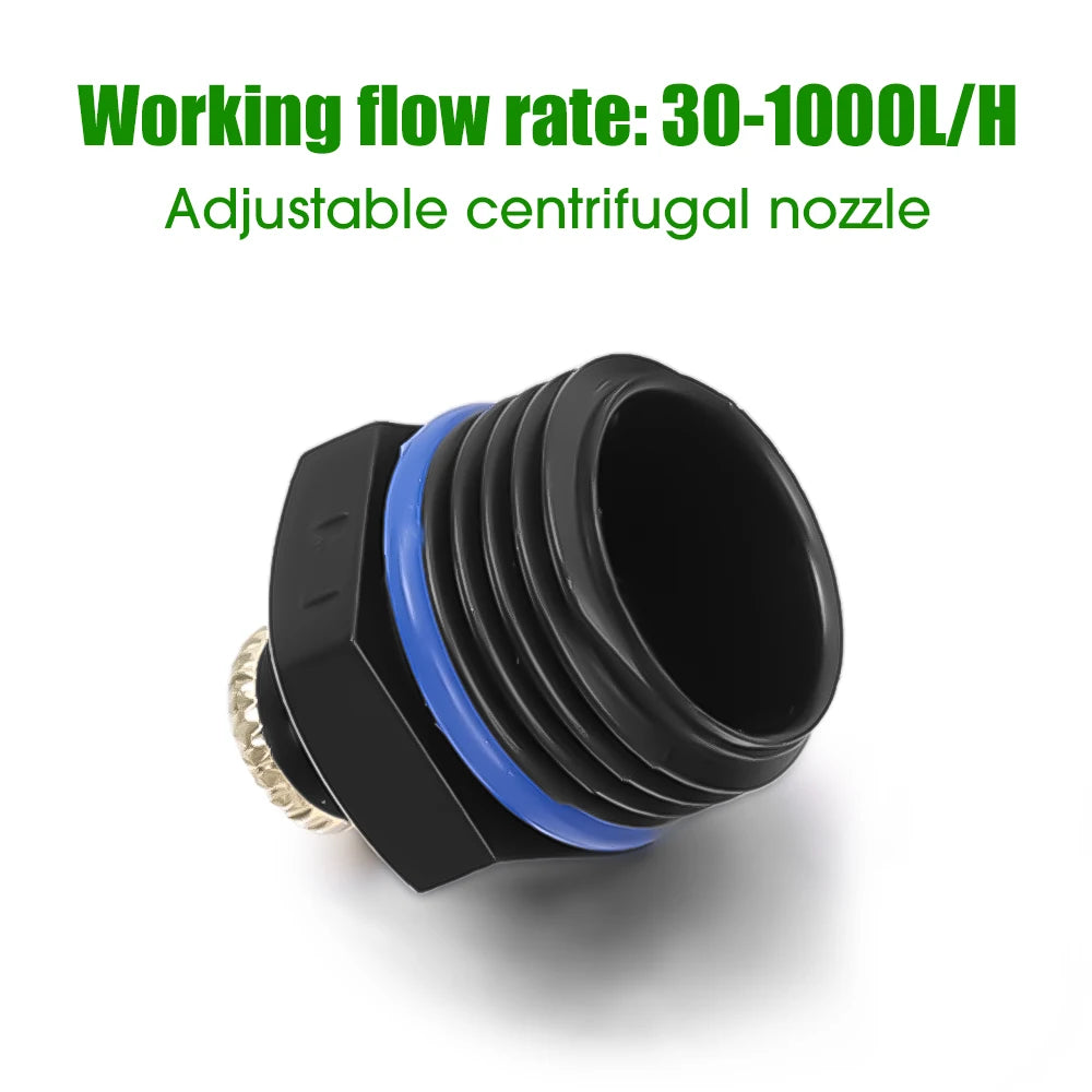 10/5Pcs Adjustable Watering Sprinkler Thread Spray Nozzle For Gardening Greenhouse Lawn Irrigation System Kit Home Garden Tools