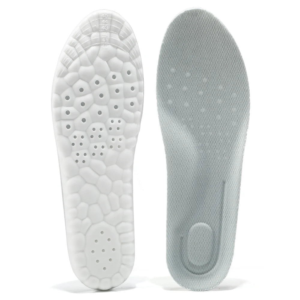 【Xxin】Cloud Shape Elastic Shoe Insoles for Men and Women Light Shock Absorption Sport Shoes Pad Soft Insole Size 35-46