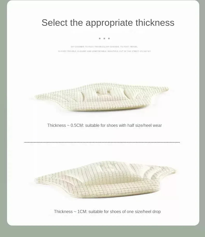 10pcs/set Insoles for Shoes Patch Heel Pads for Sport Shoes Adjustable Size Feet Pad Insole Heel Protector Back Sticker