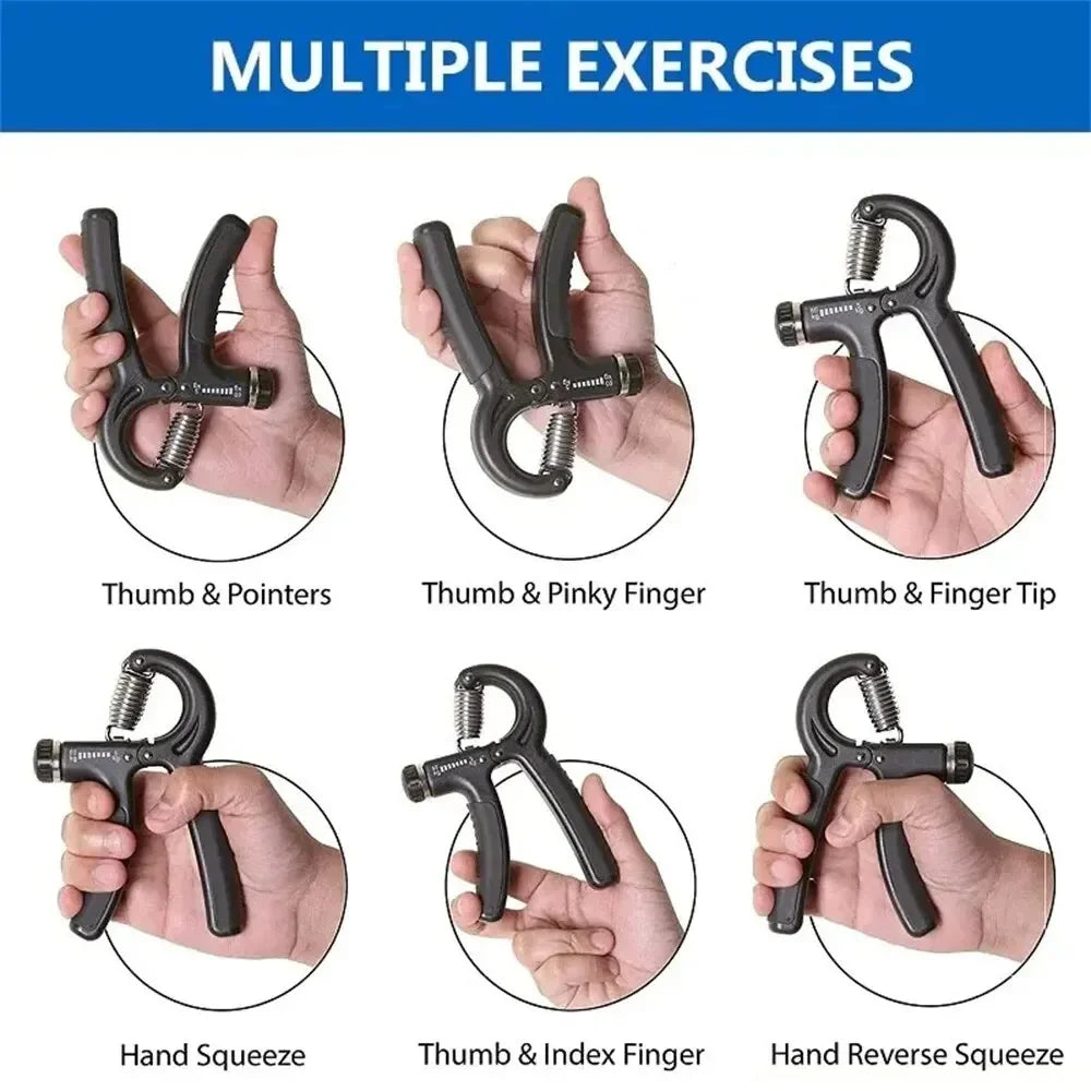 1PC R Shaped Spring Grip Professional Wrist Strength Arm Muscle Finger Rehabilitation Training Exercise Fitness Equipment
