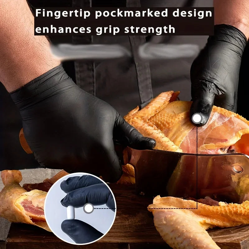 10-100pcs Rubber Gloves Disposible Nitrile Gloves forHousehold Cleaning Work Safety Tools Gardening Gloves Kitchen Cooking Tools