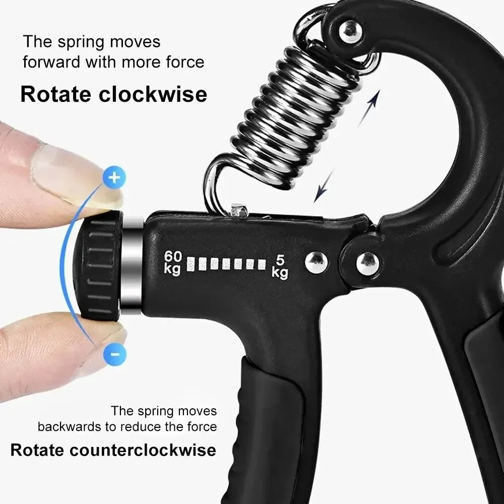 1PC R Shaped Spring Grip Professional Wrist Strength Arm Muscle Finger Rehabilitation Training Exercise Fitness Equipment